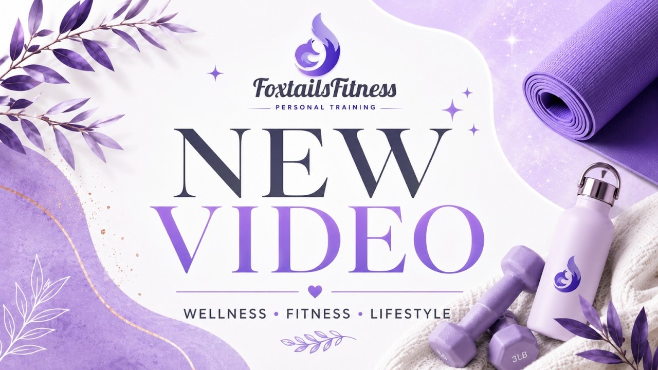 Foxtailsfitness gentle stretching video title card